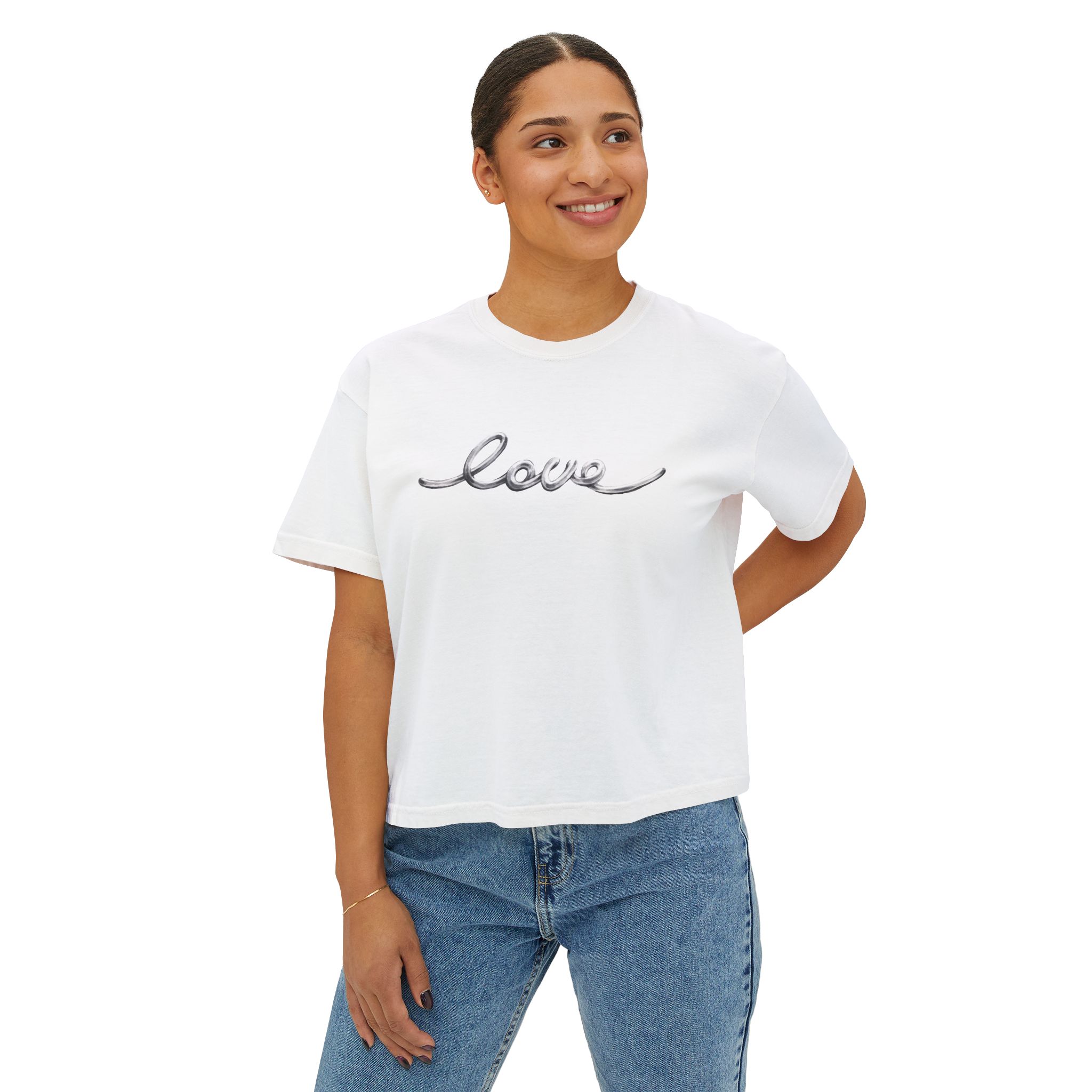 Love | Women's Boxy Tee - Image 2